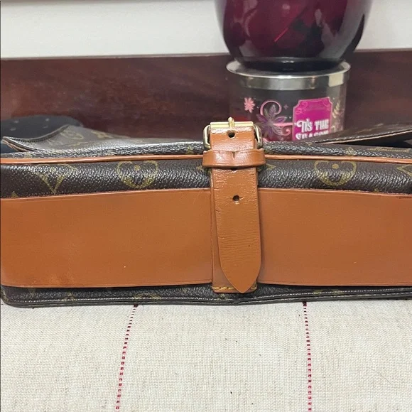 Louis Vuitton crossbody Cartouchière   1989 beautiful condition painted vachetta - Picture 9 of 16